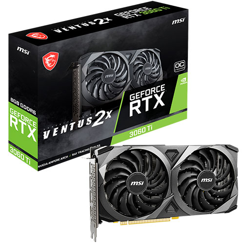 MSI 지포스 RTX 3060 Ti 벤투스 2X OC V1 D6 8GB LHR_이미지