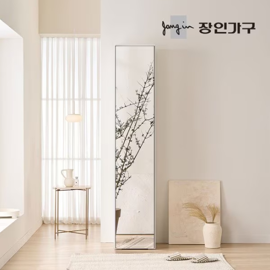 장인가구 클래드 드레스룸 시스템 거울장 400_이미지