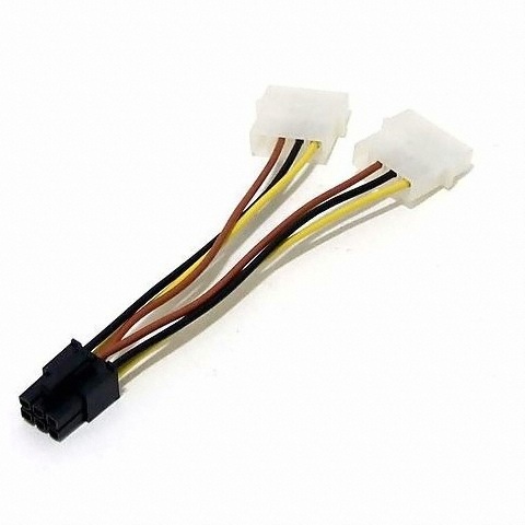 AiOLOS IDE to PCIE 6핀 전원 케이블_이미지