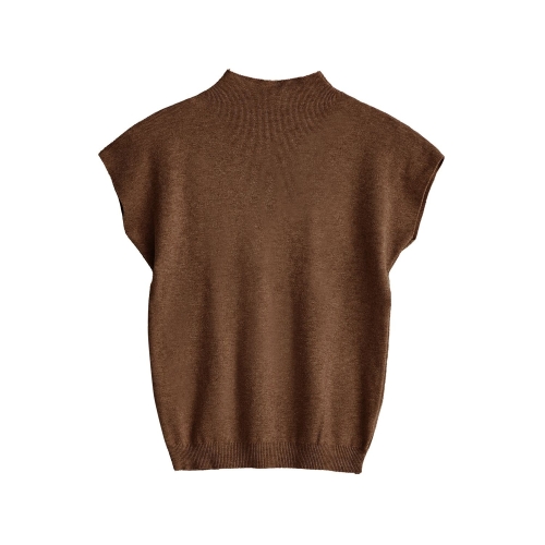 포커스 모크넥 드랍 숄더 니트 PBBF5F1KT2021_이미지