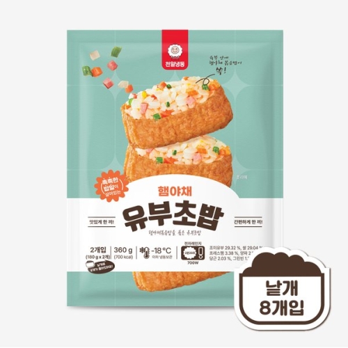 천일식품 햄야채 유부초밥 360g (1개)_이미지