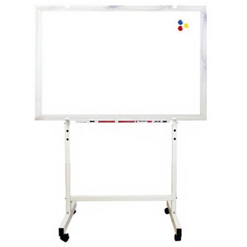 다솜칠판 자석 화이트보드 + 이동식 스탠드 세트 (180x120cm)