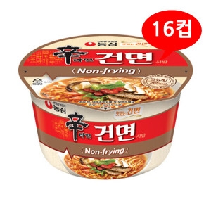 농심 1901670 신라면 건면 사발 1박스/16컵