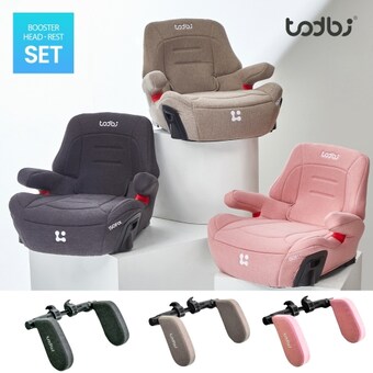 토드비 코쿤 엠플러스 ISOFIX 주니어 부스터<b>카시트</b>+헤드레스트 SET