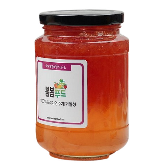 봄봄푸드 자몽청 500g (알갱이) (2개)_이미지