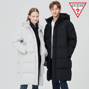 게스 유니 후드 롱다운 MN4W9895