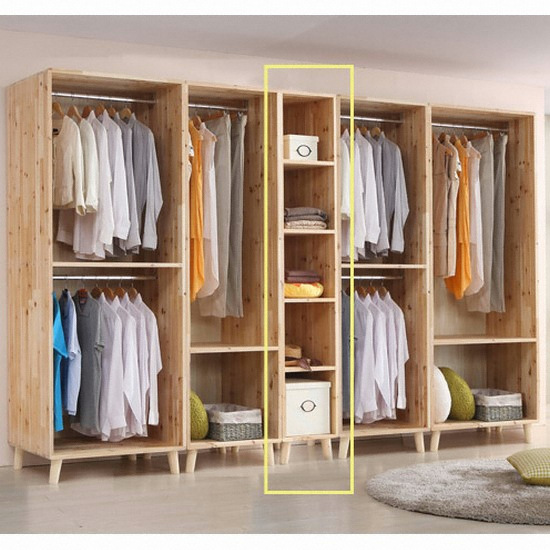 우아미 우아미아이 모모스 원목 드레스룸 (40cm)