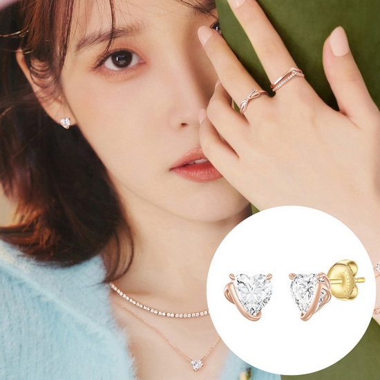 제이에스티나 ETER HEART 14K 귀걸이 JJEREQ3BF665R4000_이미지