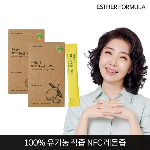 에스더포뮬러 여에스더 NFC 유기농 레몬즙 100 20g 14포 (2개)