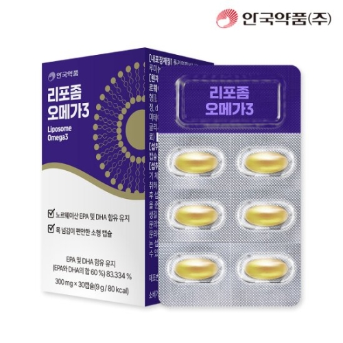 코스팜 안국약품 리포좀 오메가3 30캡슐 (1개)_이미지