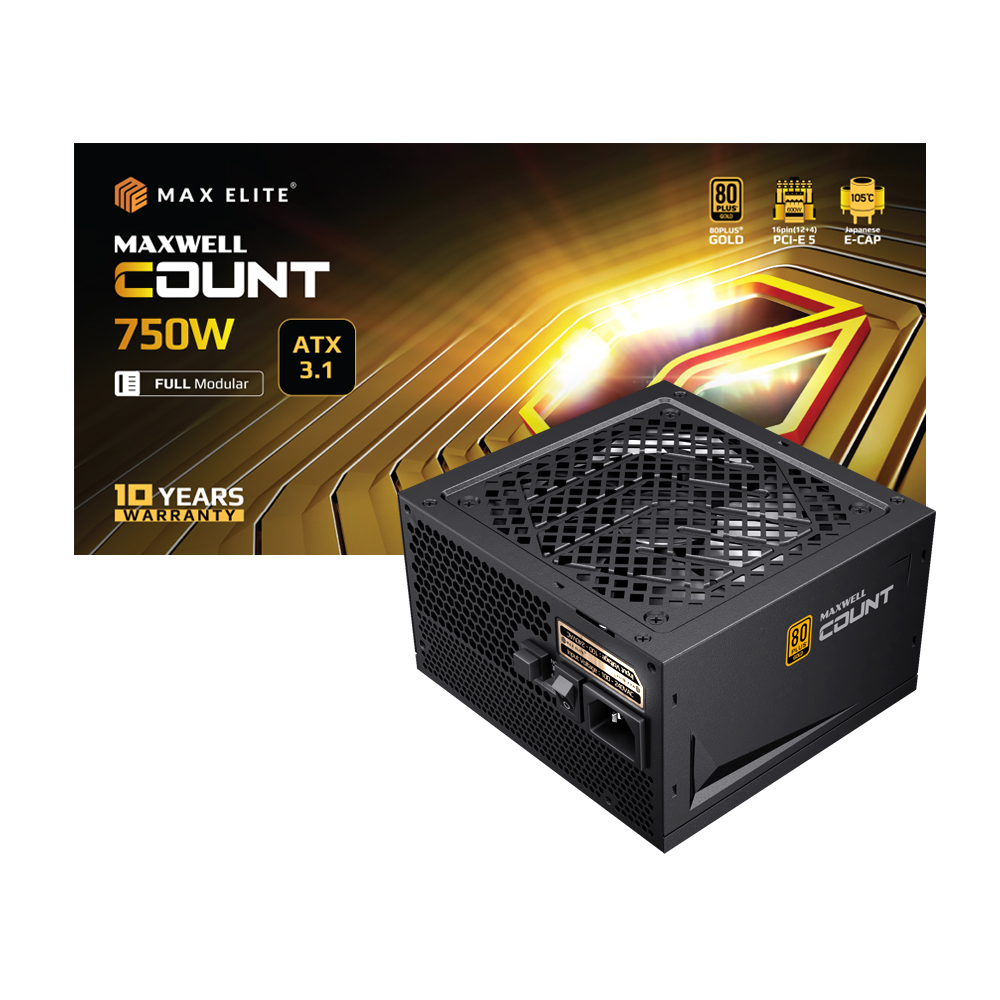 COUNT 750W 80PLUS골드 풀모듈러 ATX3.1