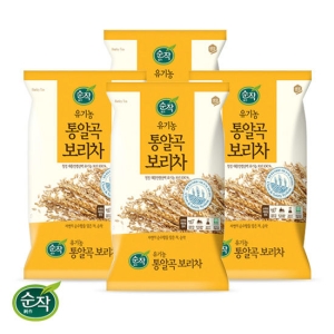 샘표식품 순작 유기농 통알곡 보리차 1kg (4개)_이미지