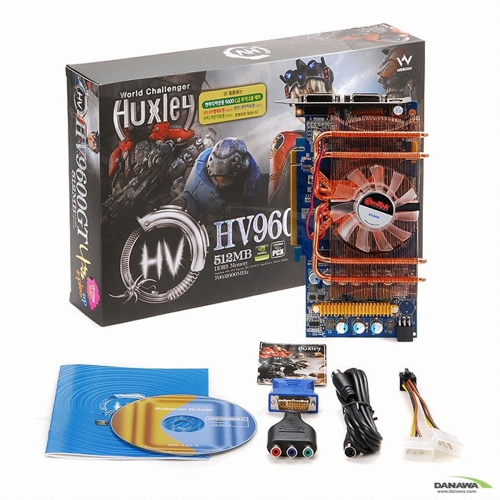 이엠텍 HV 지포스 9600GT 나눔 Plus UP 512MB VF1000 헉슬리_이미지