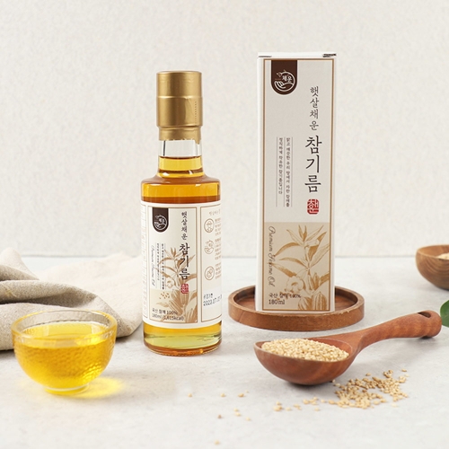 채운영농조합 햇빛고을 참기름 180ml