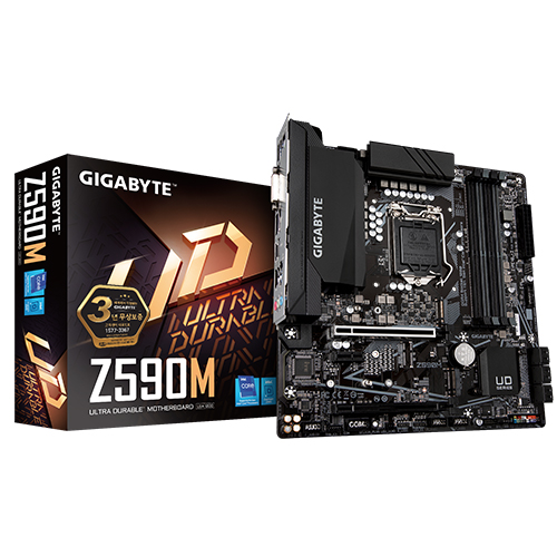 GIGABYTE Z590M 듀러블에디션 제이씨현_이미지