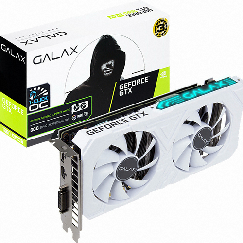 갤럭시 GALAX 지포스 GTX 1660 SUPER EX WHITE OC D6 6GB