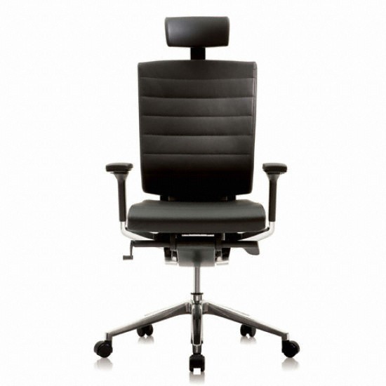 시디즈 T55 천연가죽 컴퓨터 책상 의자 HLDAS_이미지