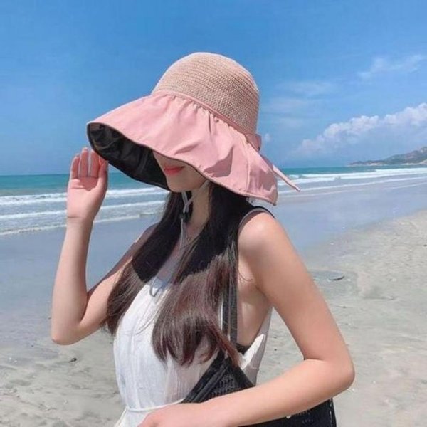 Rly 썬캡 썬바이저 밭일 산책 라피아햇 농사 차단 여 49599463