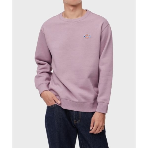 ltgt 플리스 OX 칼라 로고 릴렉스드 크루넥 Elderberry DK010831D70 184413