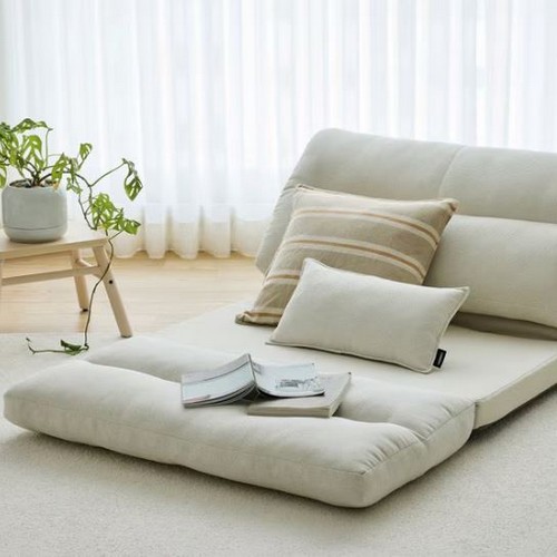한샘 휴 모드 좌식 패브릭 소파베드 1인용_이미지