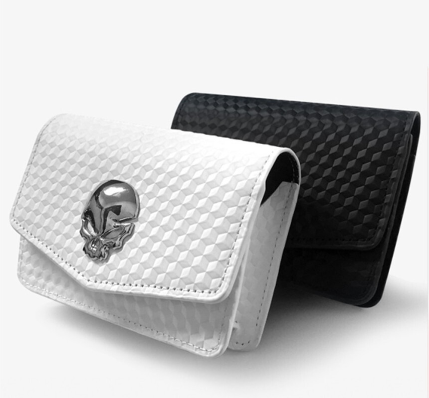 스컬 큐브패턴 거리측정기케이스