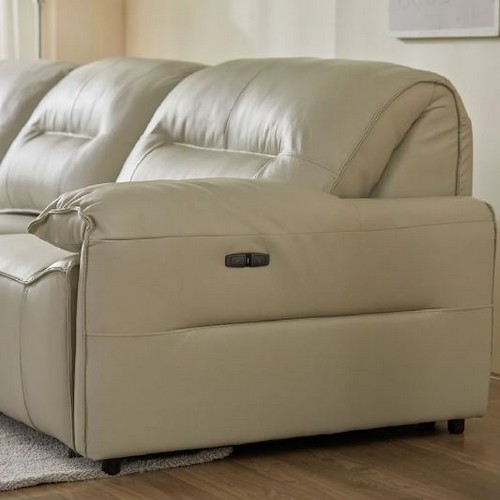 헤르짐머 르엔느 슬라이딩 천연가죽 소파 4인용_이미지