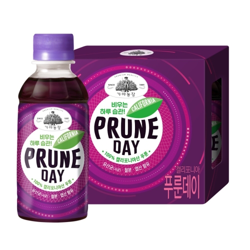 웅진식품 가야농장 캘리포니아 푸룬데이 200ml (3개)