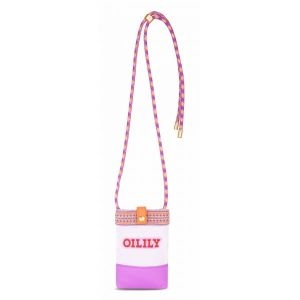 오일릴리 Oilily 밀라스 이동식 거치대 보라색 선인장 핸드폰 가방 미니 크로스백 116749