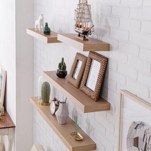 이즈하임 케이트 인테리어 무지주 선반 (79cm(가로))_이미지