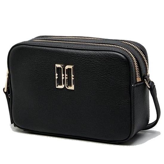 LF 닥스 MELLOW 골드로고 미니크로스백 DCWA0E069BK