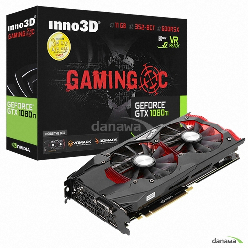 INNO3D 지포스 <b>GTX</b>1080 Ti GAMING OC D5X 11GB