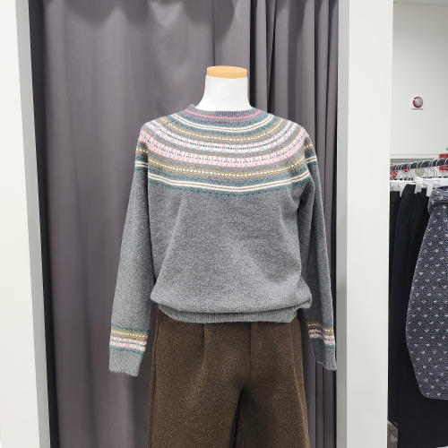 포커스 퀸라운드 니트티_FW5K3KT3274