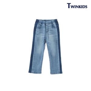 트윈키즈     와끼투톤일자데님팬츠 T8ST9P18_JE