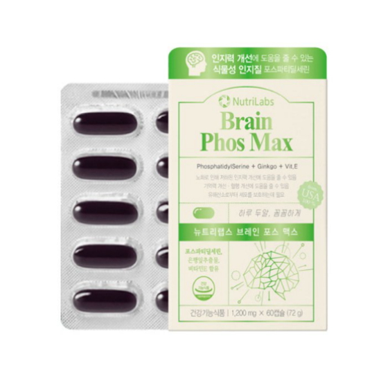  뉴트리랩스 브레인 포스 맥스 60캡슐 (1개)
