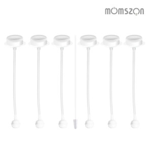 젖병 전용 추스트로우6P + 세척솔3P