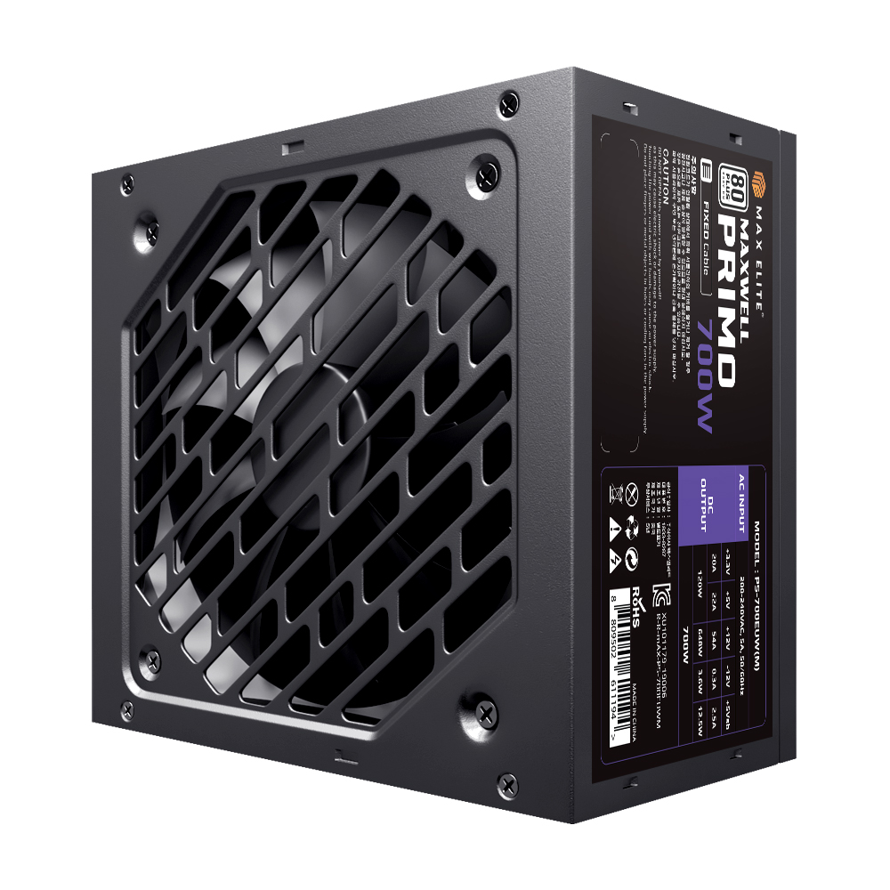 맥스엘리트 MAXWELL PRIMO 700W 80PLUS스탠다드 플랫_이미지