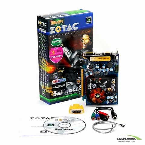 ZOTAC 지포스 8500GT AMP Edition 256MB HDMI_이미지