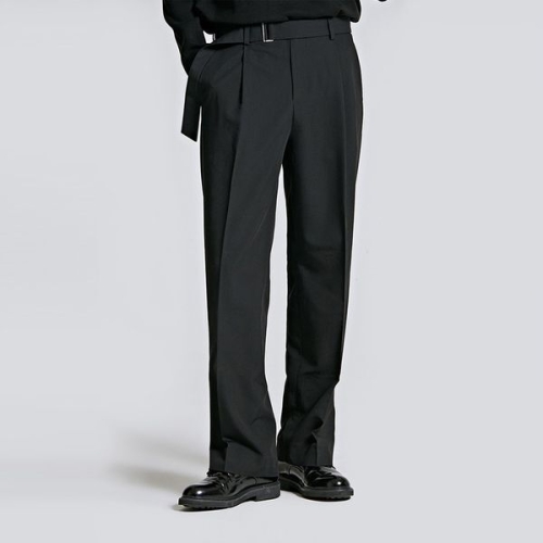 이랜드 스파오 스마트케어 벨티드 원턱 와이드 SPTAC49M07-T