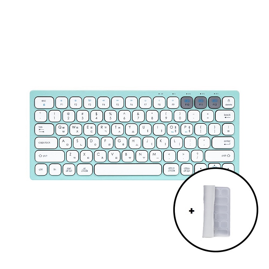 한성컴퓨터 BK300 멀티페어링 블루투스 키보드 (민트)_이미지