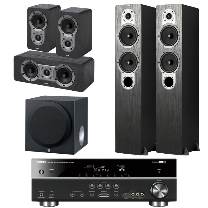 야모 S426 5.1채널 + 야마하 AV리시버 (RX-V471, YST-SW012)_이미지