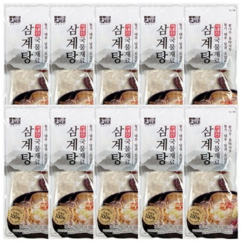 대형농산 삼계탕 국물재료 100g (10개)_이미지