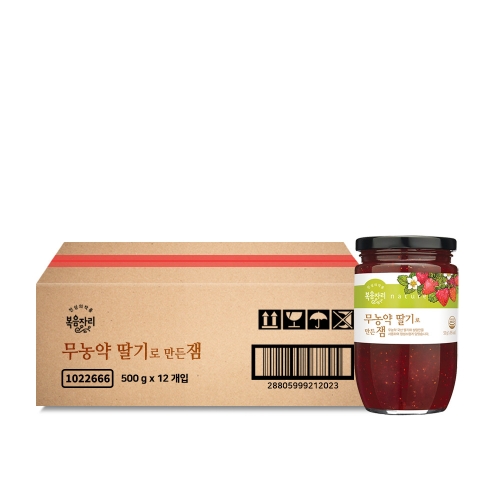 복음자리 무농약 딸기로 만든 잼 500g (12개)_이미지