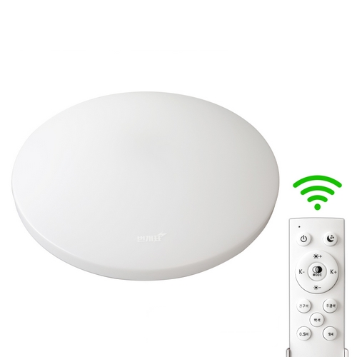 금호전기 번개표 LED 원형 리모컨 방등 60W