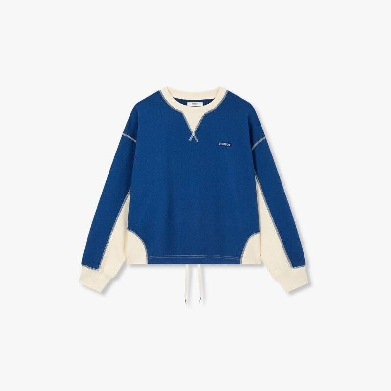 스튜디오톰보이 여성 절개라인 배색 포인트 맨투맨 9106122105이미지입니다. 누르면 해당 게시물로 새창이동합니다.