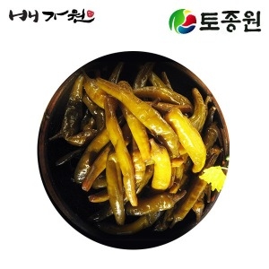배가원 고추 장아찌 1kg 500g 2개 청양골 직접농사국산재료_이미지