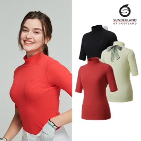 골지 터틀넥 티셔츠 16122TS61