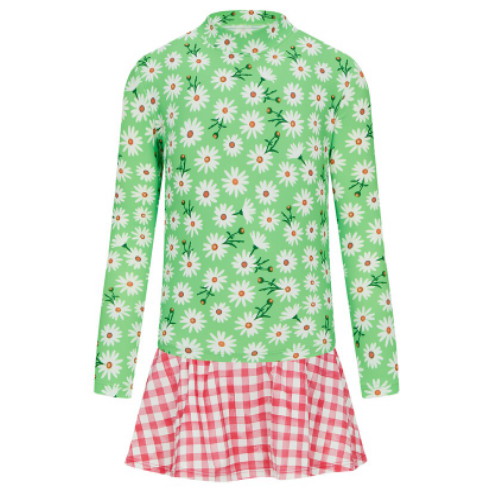 아레나 여아 마가렛 레저 래쉬가드 세트 A4BG1GS33GRN_이미지