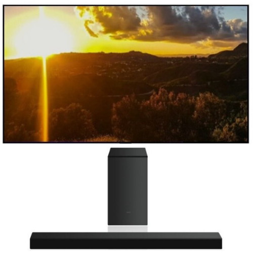 삼성전자 QLED KQ75QC80AFXKR (스탠드+사운드바, HW-Q60C)_이미지