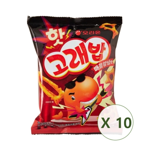 오리온 핫고래밥 매콤양념맛 56g (10개)_이미지