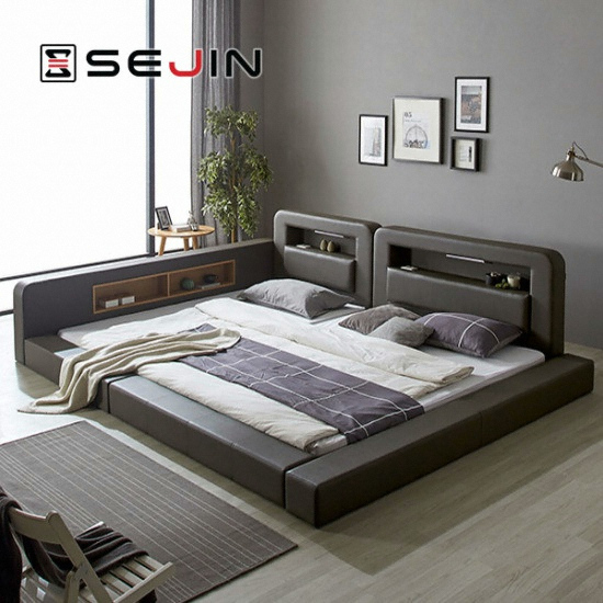 세진침대 이프 오픈 LED 패밀리침대 SS+SS (독립스프링)_이미지